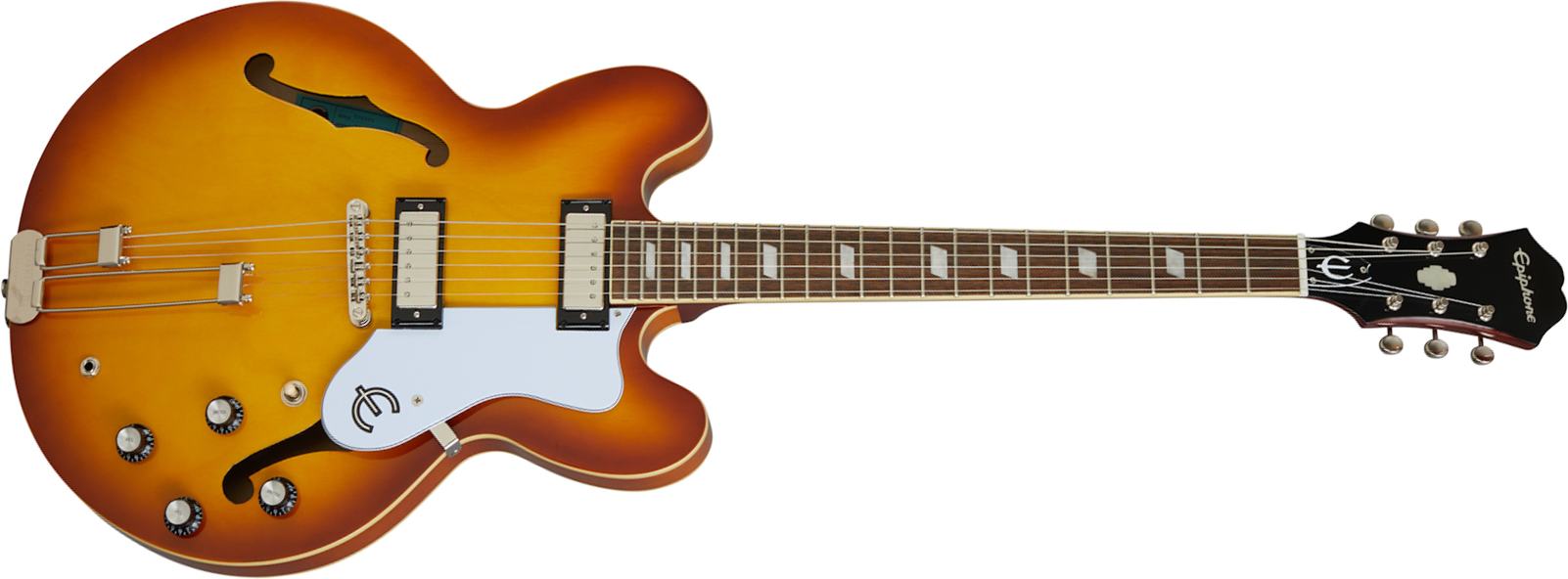 Epiphone Riviera Original Archtop 2mh Ht Lau - Royal Tan - Semi-hollow electric guitar - Main picture