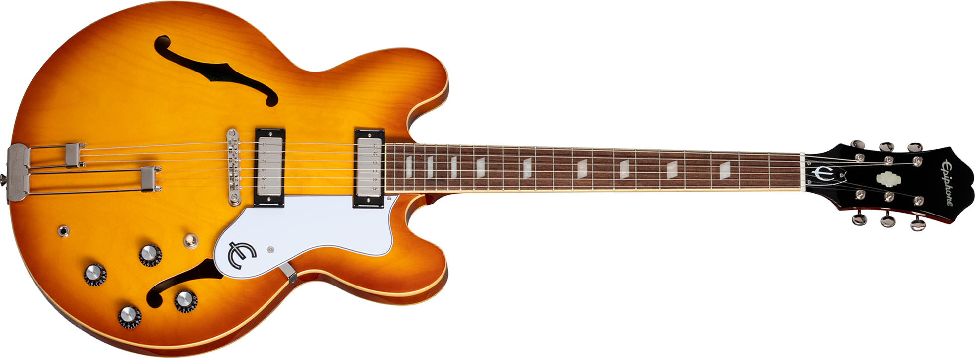 Epiphone Riviera Original Archtop 2mh Ht Rw - Royal Tan - Semi-hollow electric guitar - Main picture
