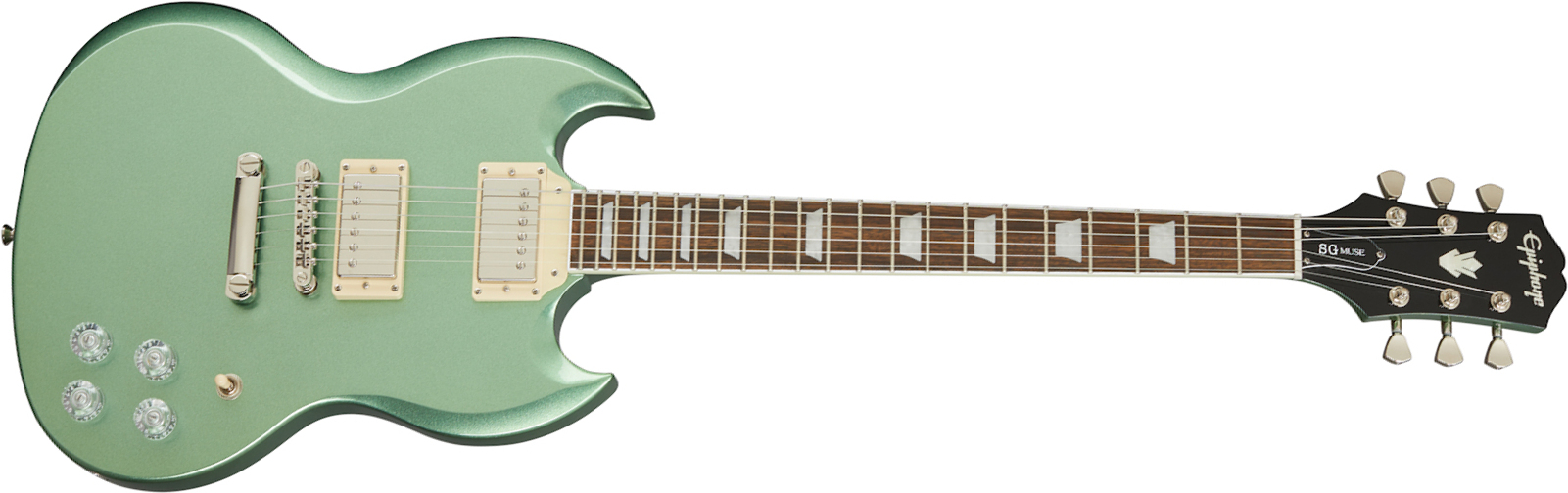 Epiphone Sg Muse Modern 2h Ht Lau - Wanderlust Green Metallic - Retro rock electric guitar - Main picture