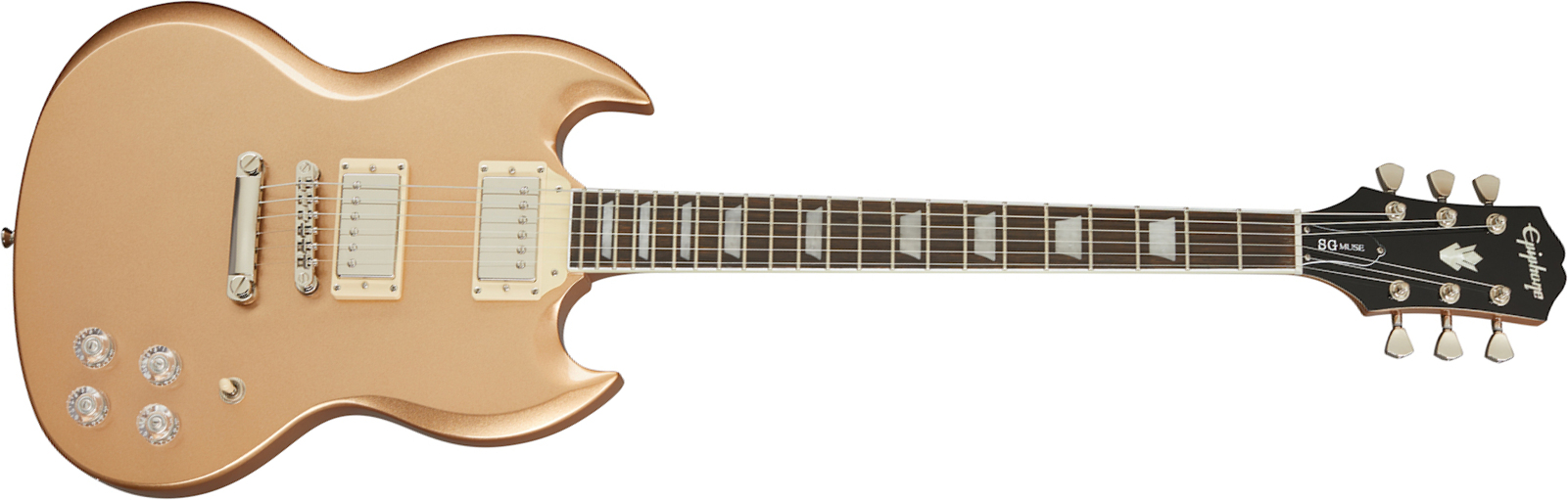 Epiphone Sg Muse Modern 2h Ht Lau - Smoked Almond Metallic - Retro rock electric guitar - Main picture