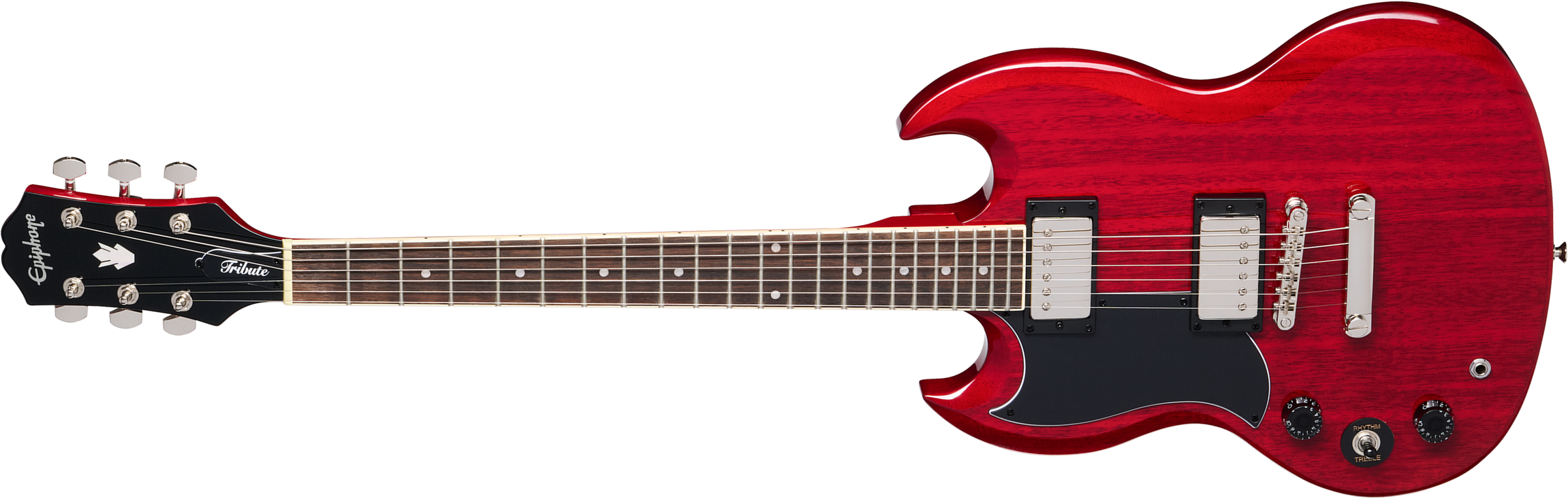 Epiphone Sg Tribute Lh Inspired By / Modern Gaucher 2h Ht Lau - Cherry - Double cut electric guitar - Main picture