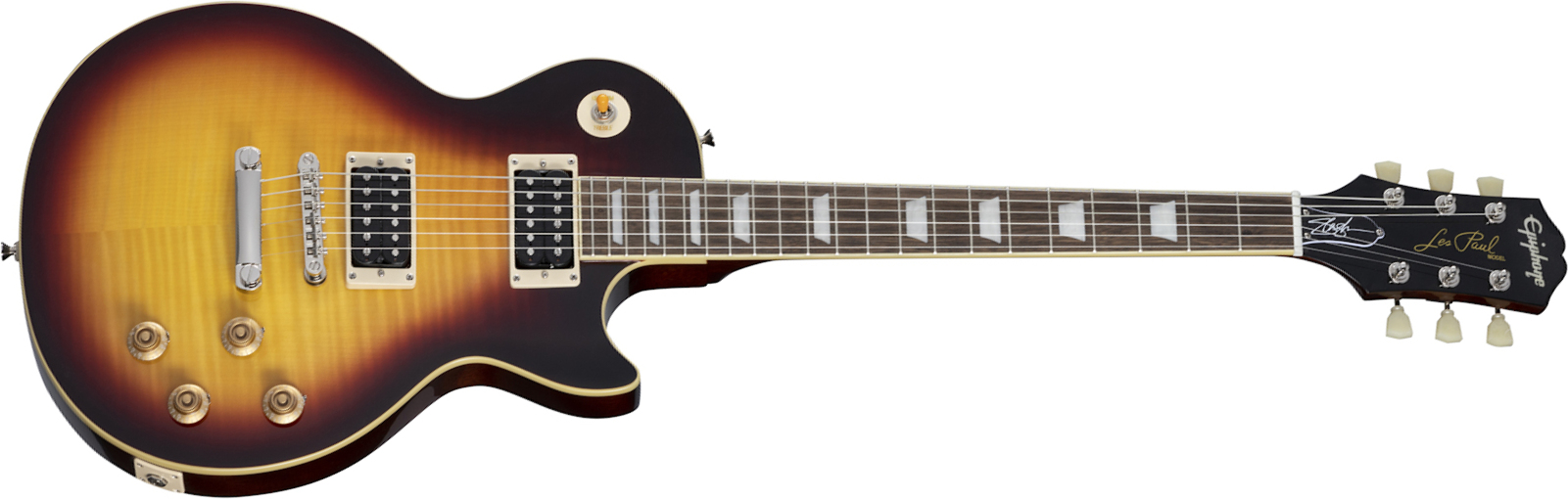 Epiphone Slash Les Paul Standard Signature 2h Ht Lau +etui - November Burst - Single cut electric guitar - Main picture