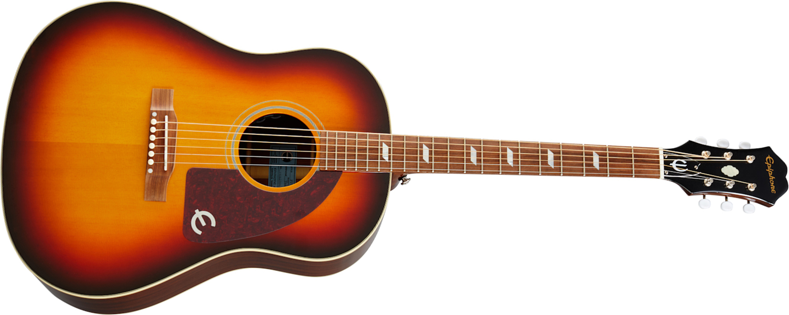 Epiphone Texan Masterbilt Dreadnought Epicea Acajou Lau - Faded Cherry - Electro acoustic guitar - Main picture