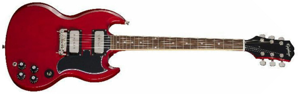 Epiphone Tony Iommi Sg Special Signature 2s P90 Ht Rw - Vintage Cherry - Double cut electric guitar - Main picture