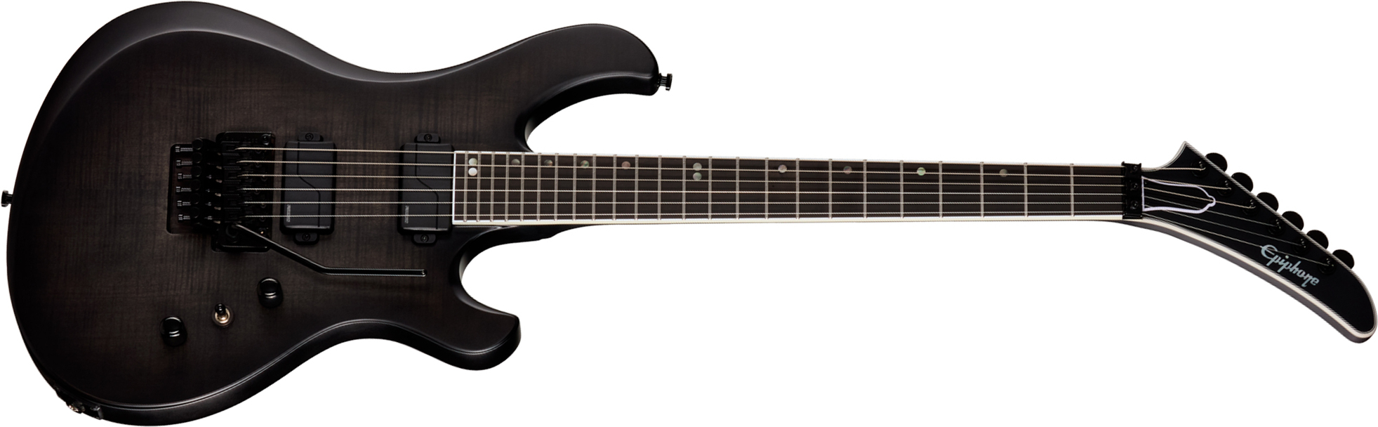 Epiphone Victory Prophecy Modern 2h Fishman Fluence Ht Eb - Obsidian Storm Satin - Str shape electric guitar - Main picture