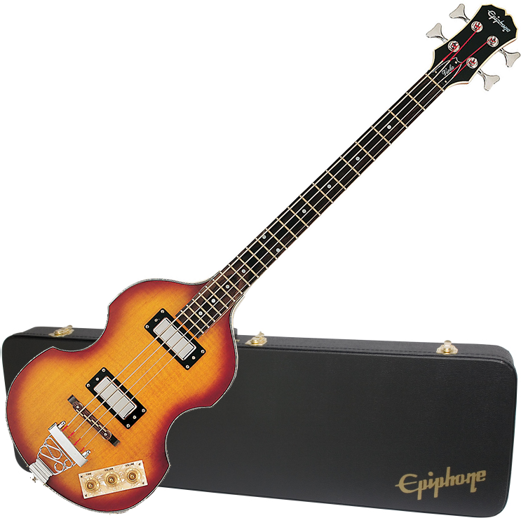 Epiphone Viola Bass + Case - Vintage Sunburst - Electric bass set - Main picture