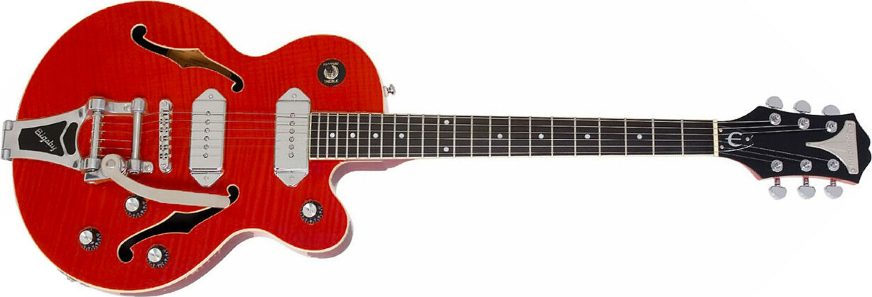 Epiphone Wildkat Ltd Bigsby - Wine Red - Semi-hollow electric guitar - Main picture