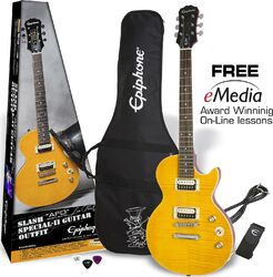 Electric guitar set Epiphone Slash AFD Les Paul Special-II Guitar Outfit - Appetite amber