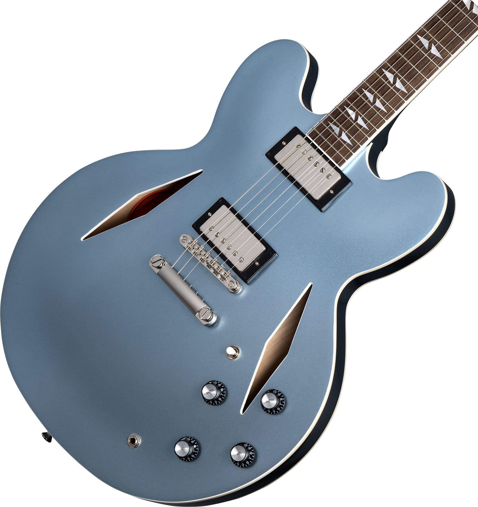 Epiphone Dave Grohl Dg-335 Signature 2h Ht Lau - Pelham Blue - Semi-hollow electric guitar - Variation 3
