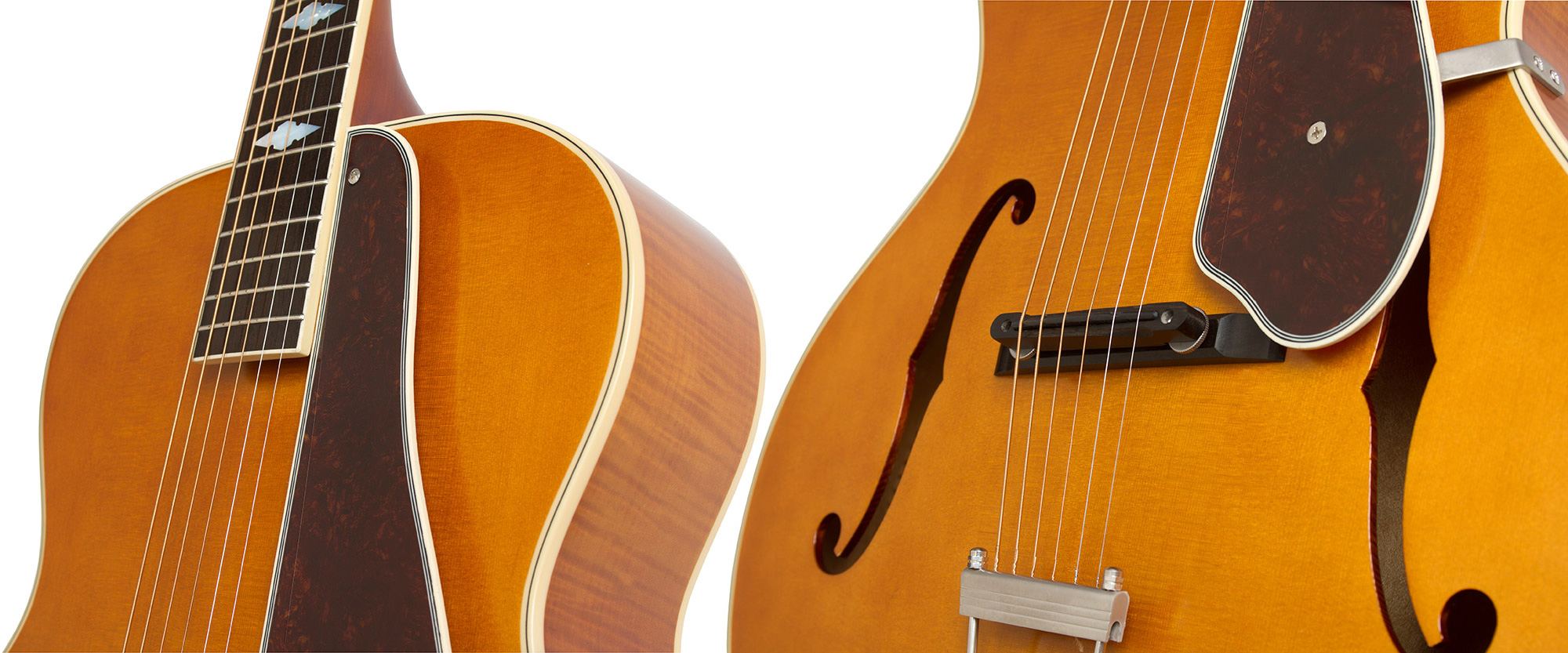 Epiphone De Luxe Classic Masterbilt Century Archtop Epicea Erable 2016 - Vintage Natural - Electro acoustic guitar - Variation 3