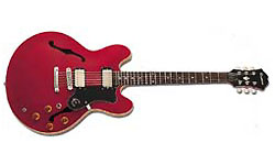 Epiphone Dot Ch - Cherry - Semi-hollow electric guitar - Variation 1