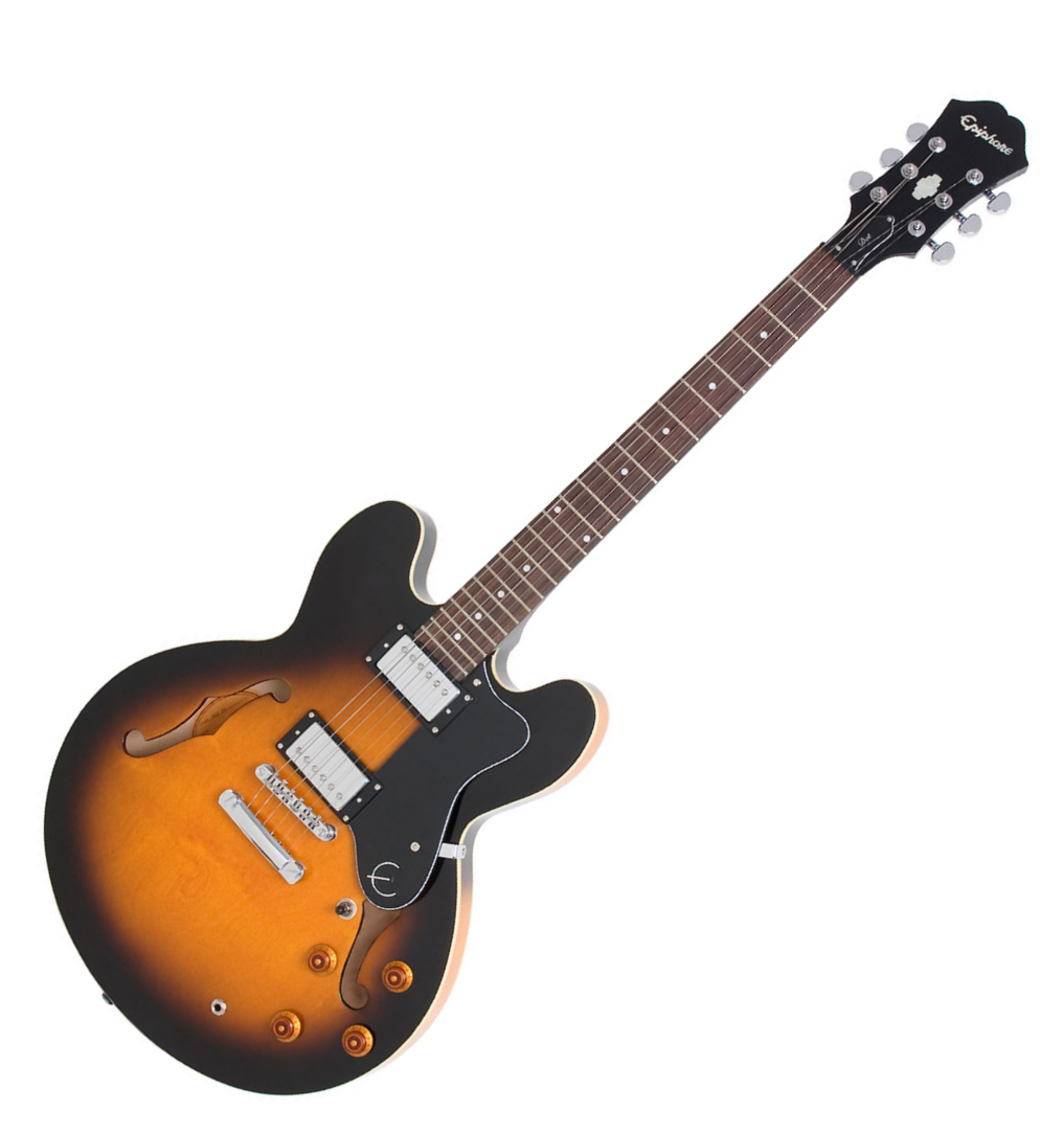 Epiphone Dot Ch - Vintage Sunburst - Semi-hollow electric guitar - Variation 3