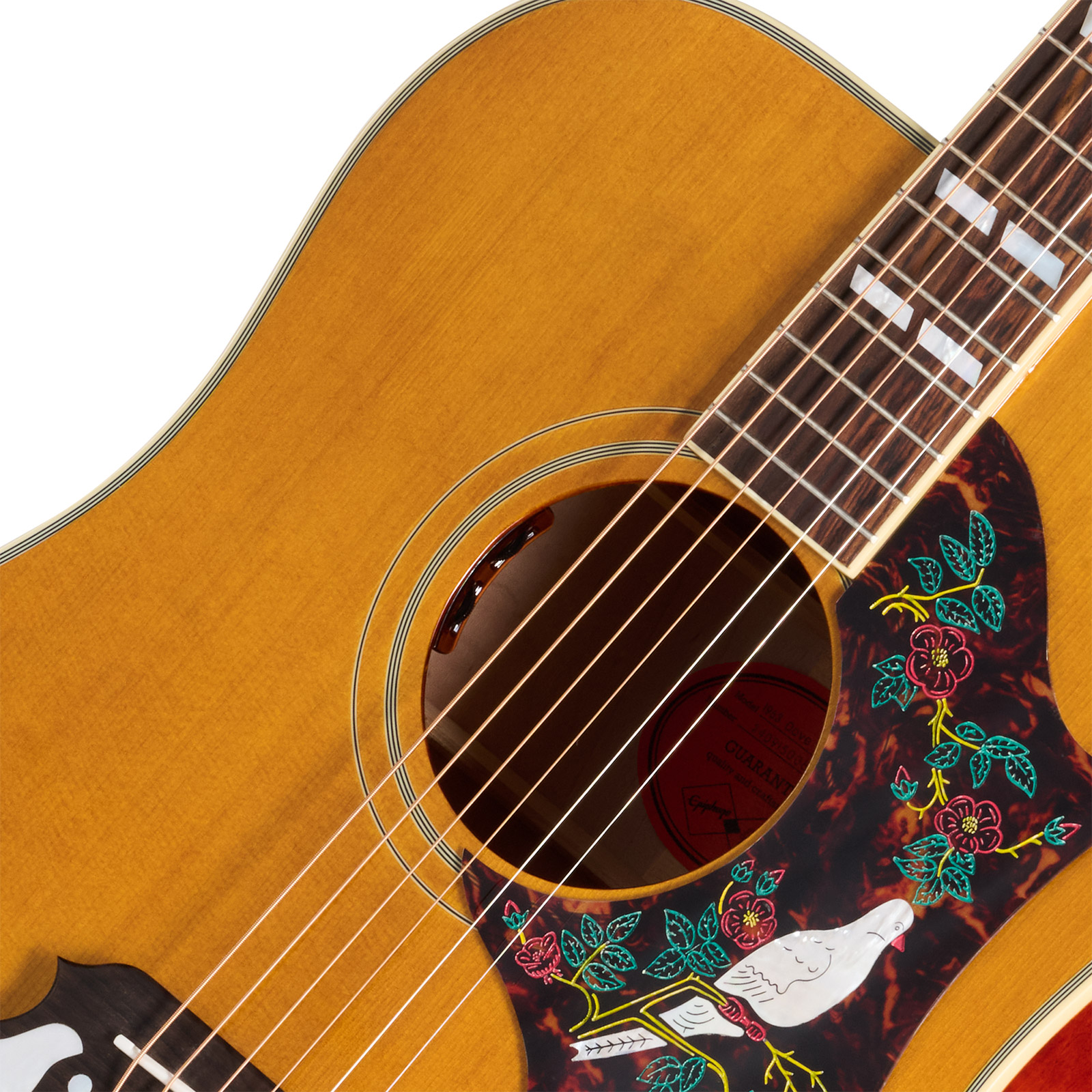 Epiphone Dove 1963 Reissue Inspired By Dreadnought Epicea Erable Rw - Natural - Folk guitar - Variation 3