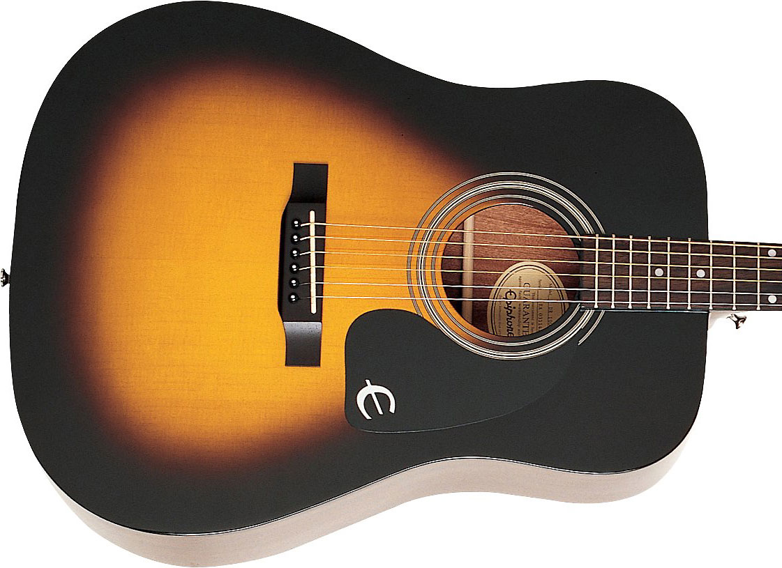 Epiphone Songmaker Dr-100 Dreadnought Epicea Acajou Pf - Vintage Sunburst - Acoustic guitar & electro - Variation 2