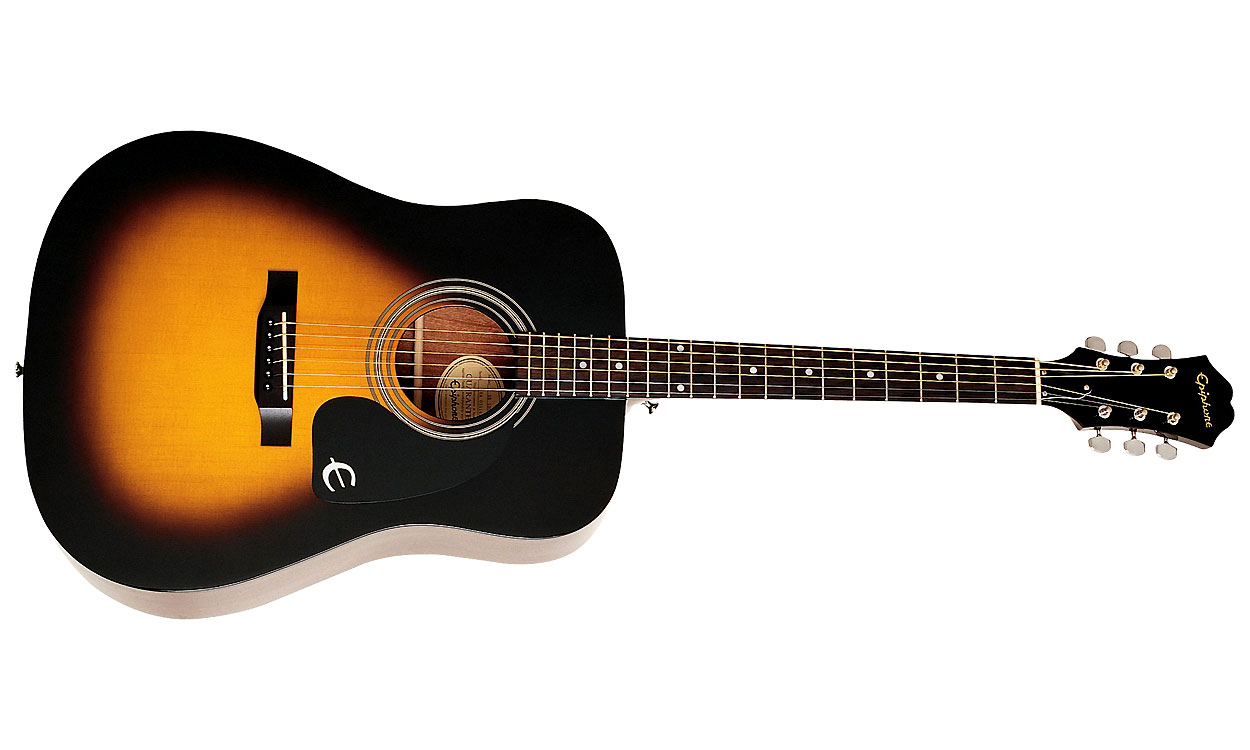 Epiphone Songmaker Dr-100 Dreadnought Epicea Acajou Pf - Vintage Sunburst - Acoustic guitar & electro - Variation 1