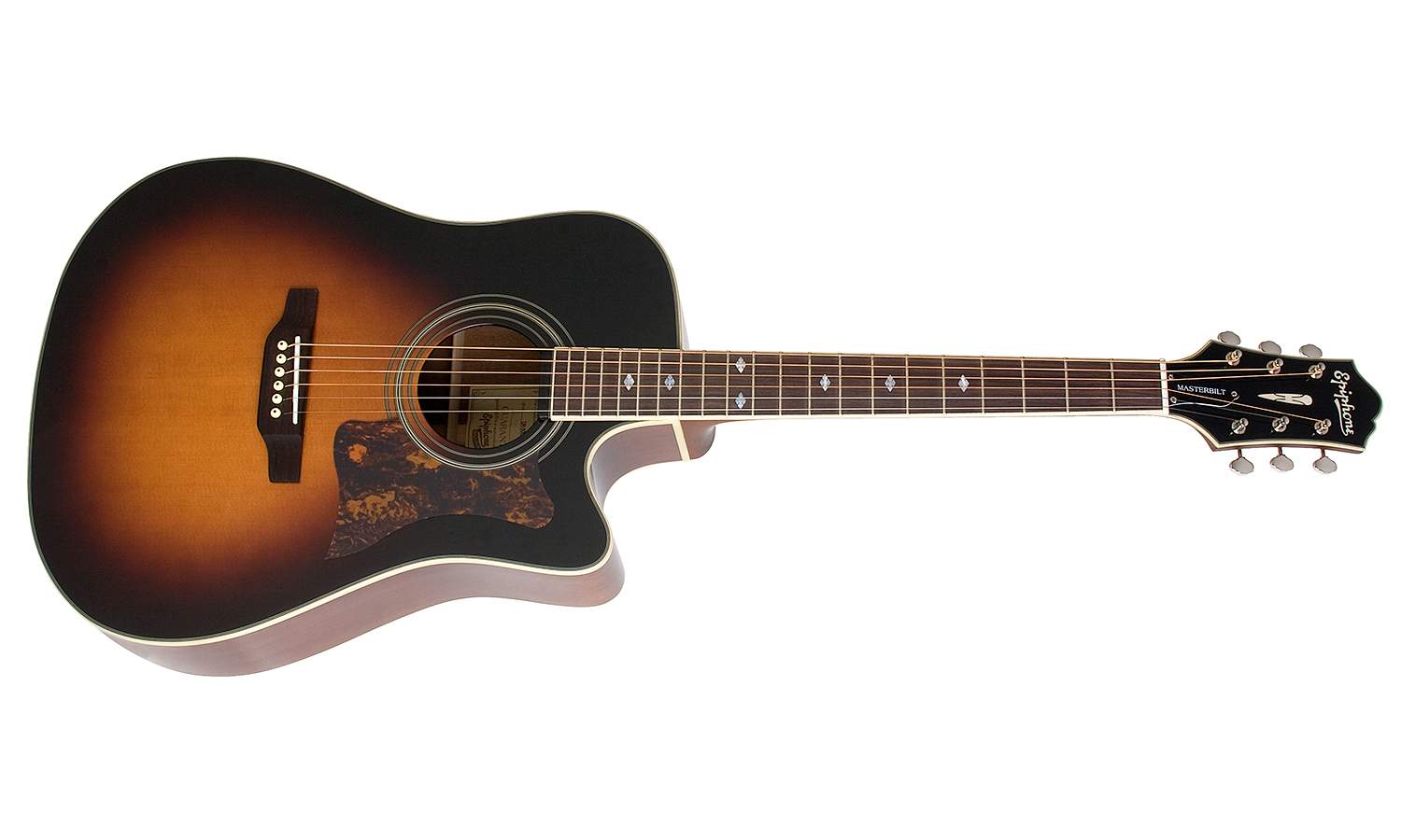 Epiphone Dr-500mce Masterbilt Ch - Vintage Sunburst - Acoustic guitar & electro - Variation 1