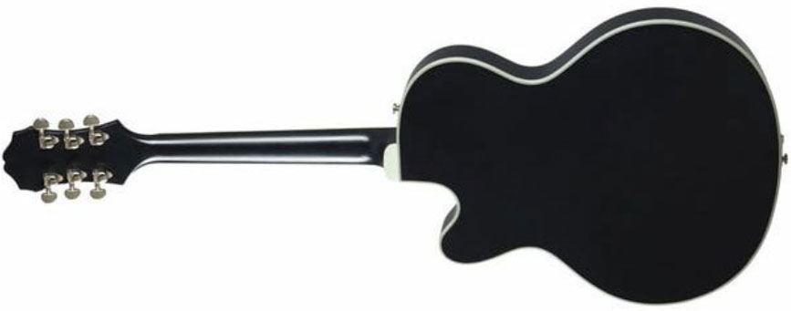 Epiphone Emperor Swingster Archtop 2h Trem Lau - Black Aged Gloss - Hollow-body electric guitar - Variation 1
