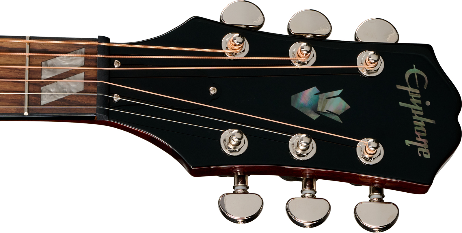 Epiphone Eric Church Hummingbird Dark Signature Dreadnought Shsc Epicea Acajou Rw - Cobra Burst - Folk guitar - Variation 5