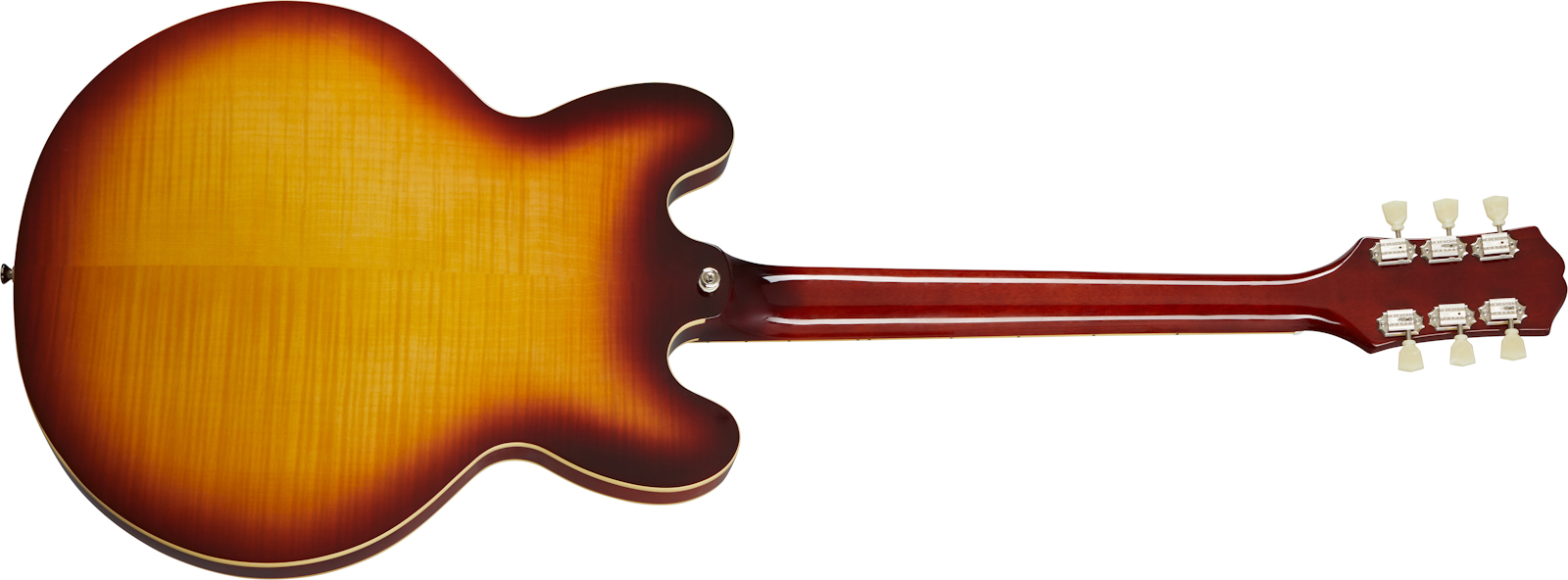 Epiphone Es-335 Figured Inspired By Gibson Original 2h Ht Rw - Raspberry Tea Burst - Semi-hollow electric guitar - Variation 1