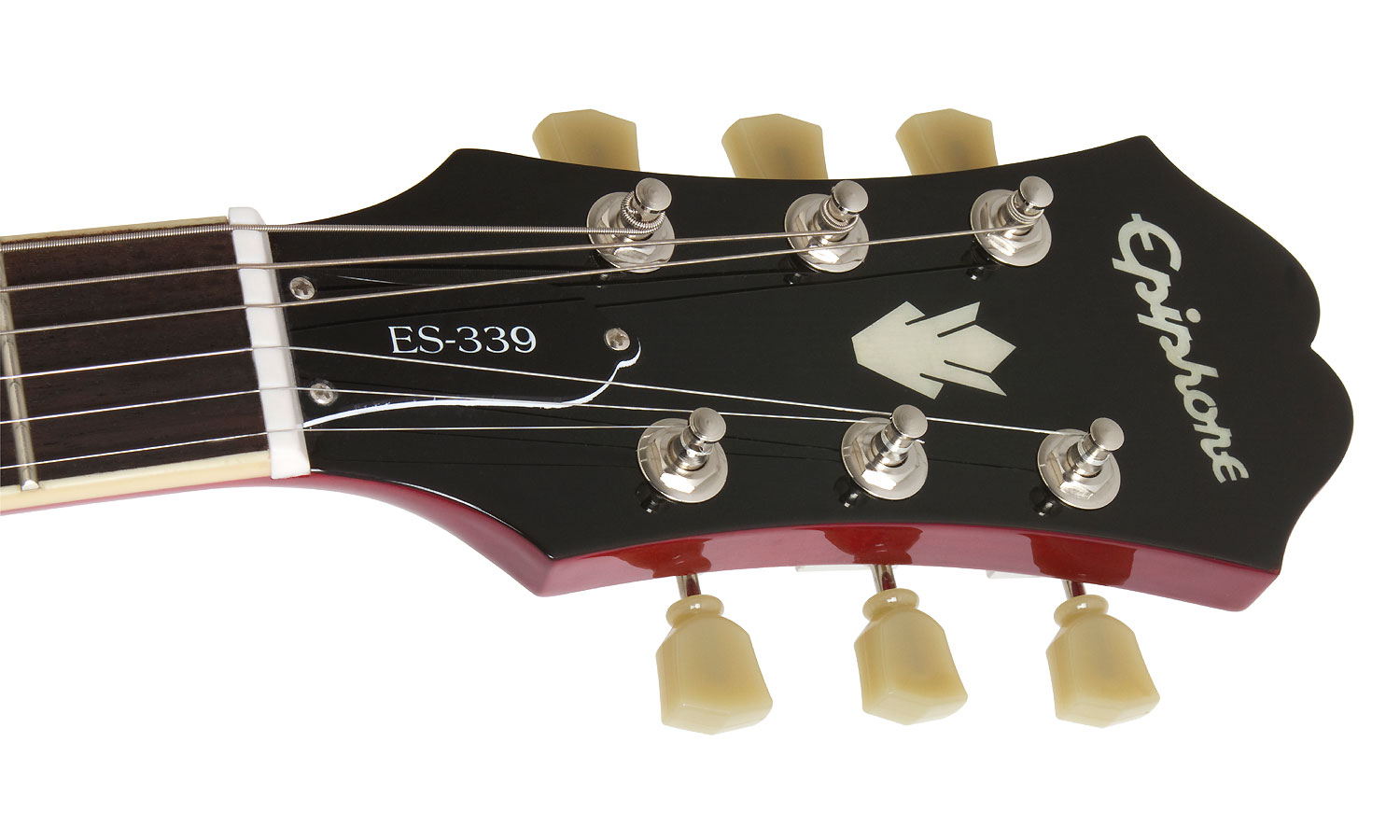 Epiphone Es-339 Inspired By Gibson 2020 2h Ht Rw - Cherry - Semi-hollow electric guitar - Variation 2