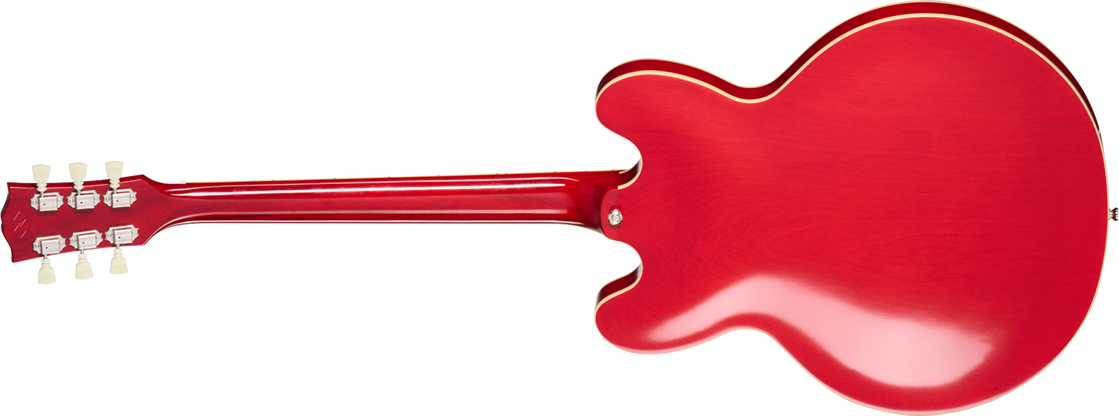 Epiphone Es335 1962 Reissue Lh Ibgc Gaucher 2h Gibson Ht Rw - Sixties Cherry - Semi-hollow electric guitar - Variation 1