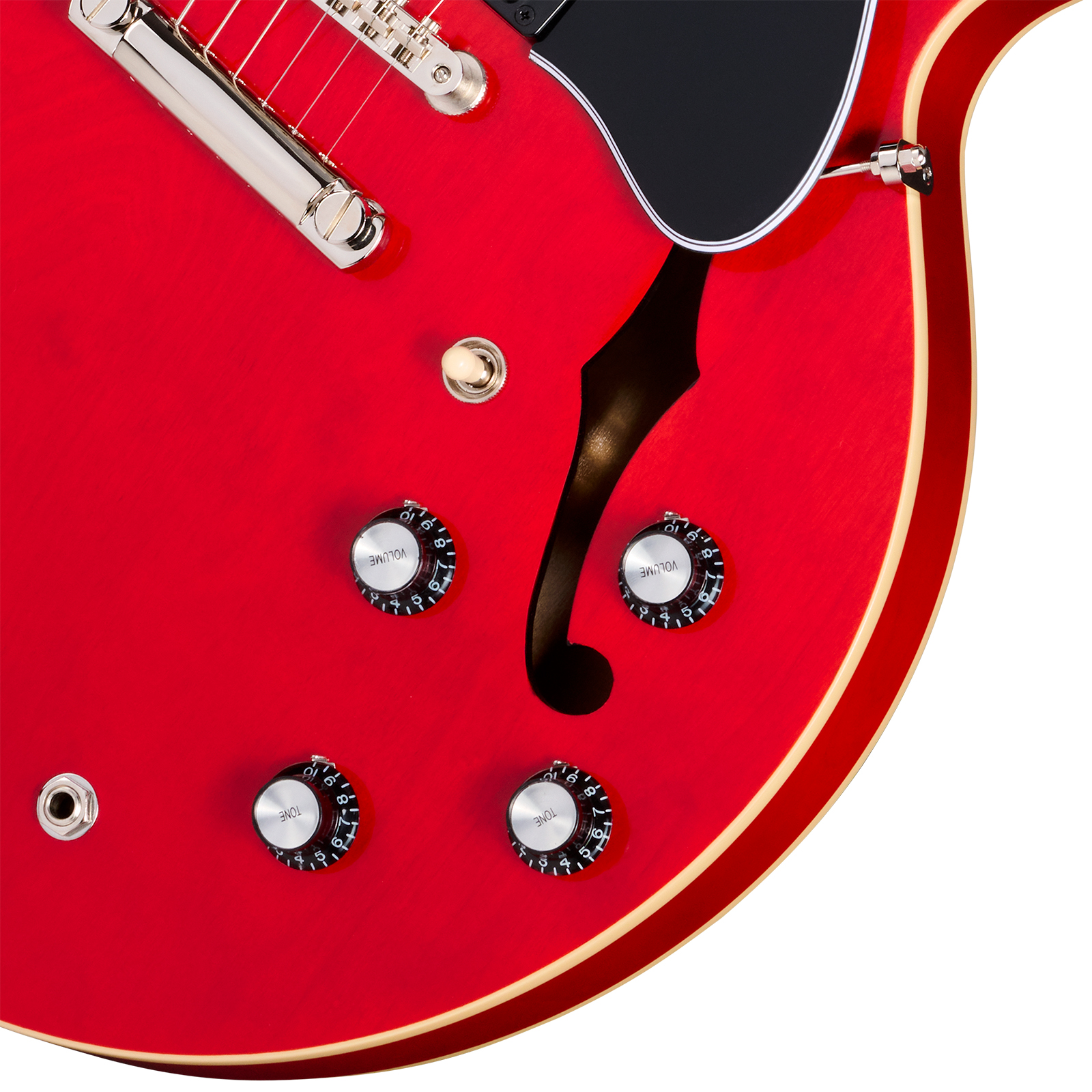 Epiphone Es335 1962 Reissue Lh Ibgc Gaucher 2h Gibson Ht Rw - Sixties Cherry - Semi-hollow electric guitar - Variation 3