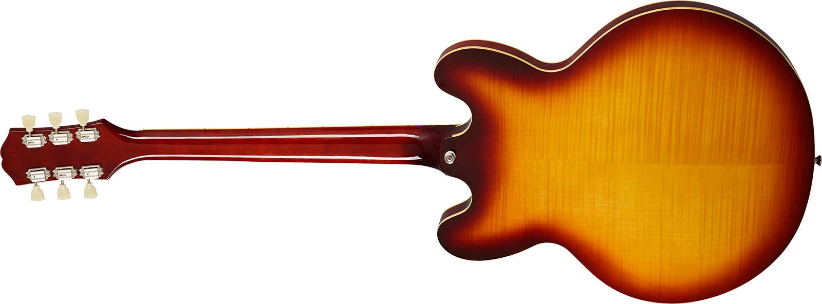 Epiphone Es335 Figured Ibg Original 2h Ht Rw - Raspberry Tea Burst - Semi-hollow electric guitar - Variation 1