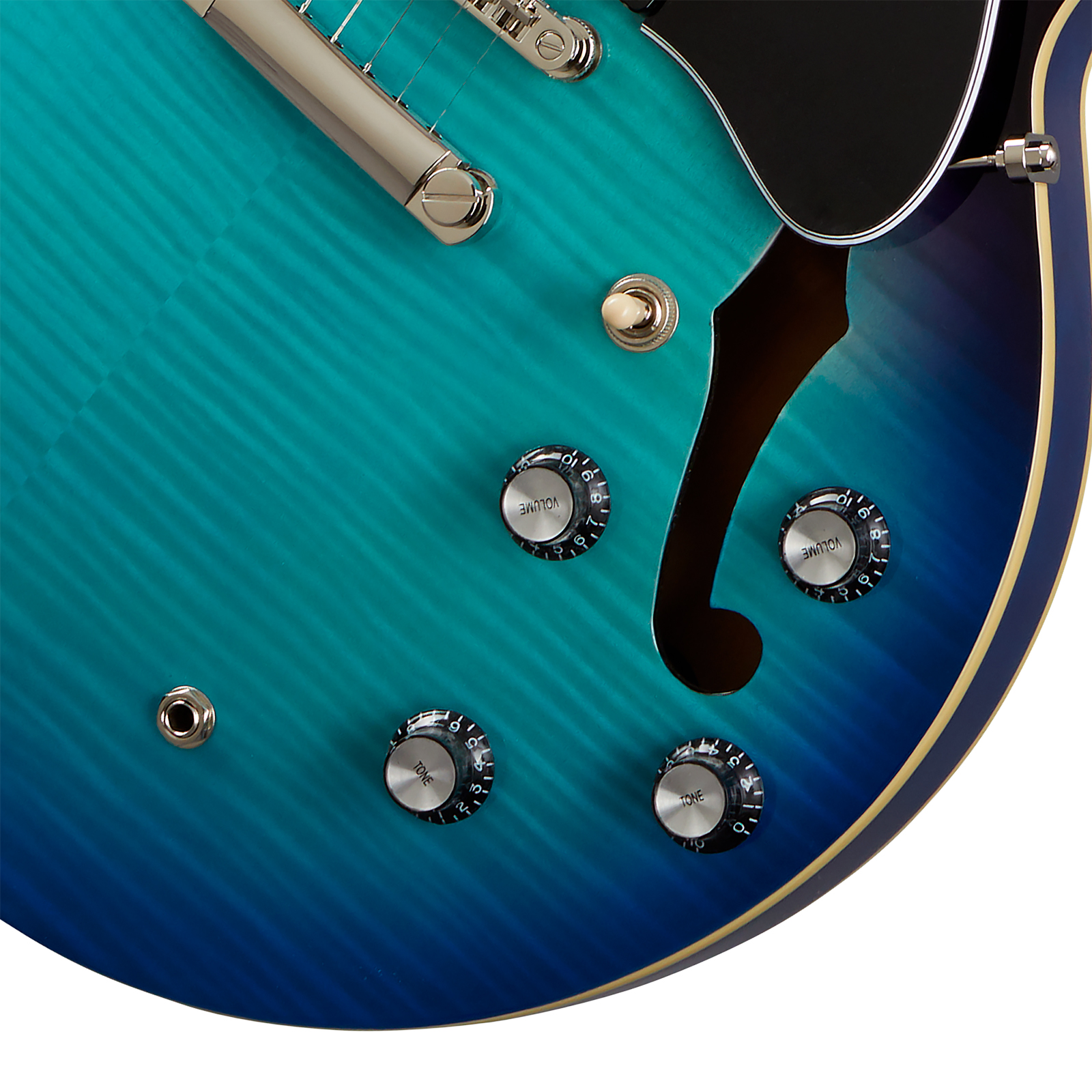 Epiphone Es335 Figured Ibg Original 2h Ht Rw - Blueberry Burst - Semi-hollow electric guitar - Variation 3