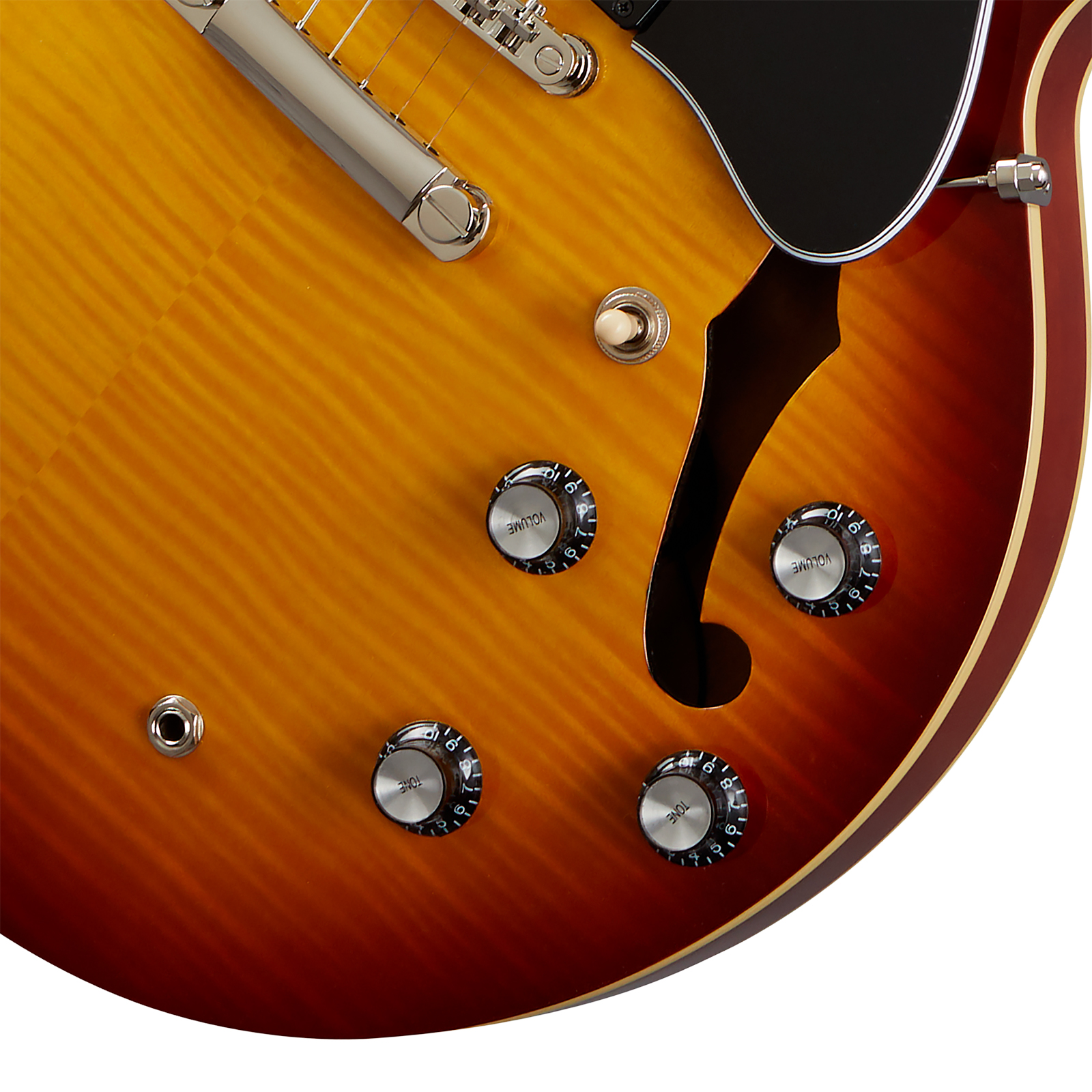 Epiphone Es335 Figured Ibg Original 2h Ht Rw - Raspberry Tea Burst - Semi-hollow electric guitar - Variation 3