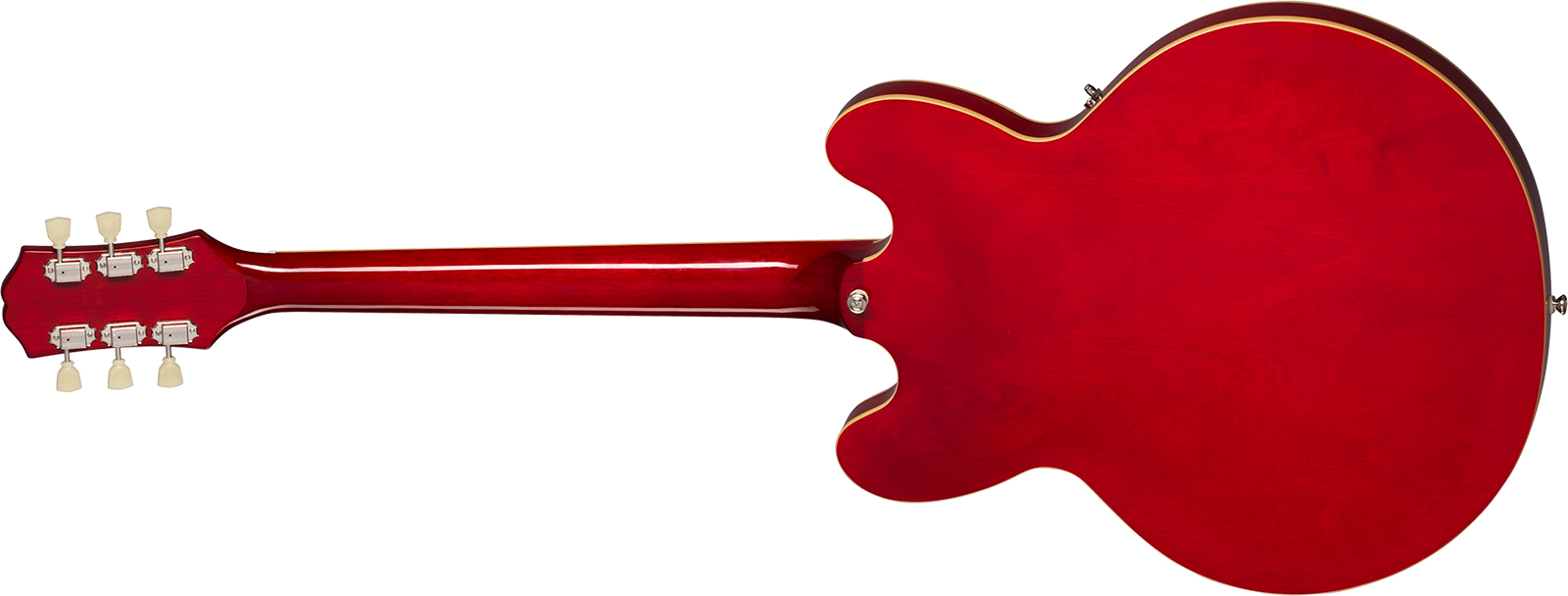 Epiphone Es335 Lh Ibg Original Gaucher 2h Ht Rw - Cherry - Left-handed electric guitar - Variation 1