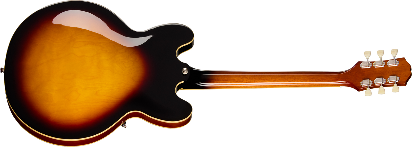 Epiphone Es335 Lh Ibg Original Gaucher 2h Ht Rw - Vintage Sunburst - Left-handed electric guitar - Variation 1