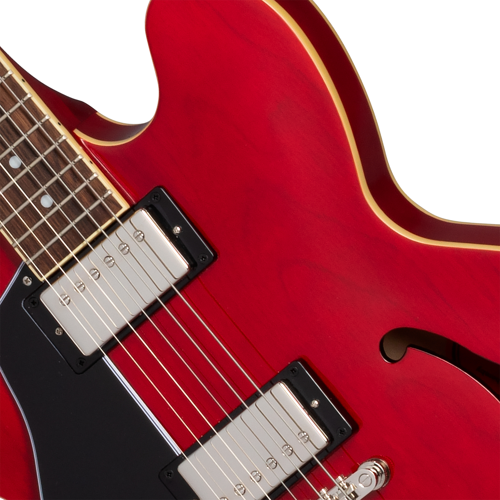 Epiphone Es335 Lh Ibg Original Gaucher 2h Ht Rw - Cherry - Left-handed electric guitar - Variation 2