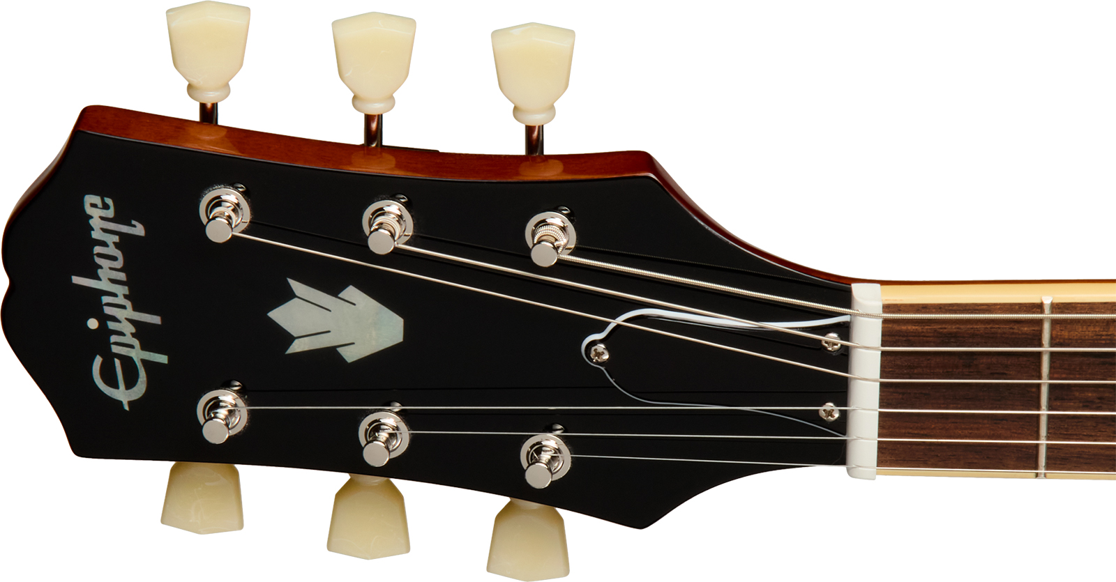 Epiphone Es335 Lh Ibg Original Gaucher 2h Ht Rw - Vintage Sunburst - Left-handed electric guitar - Variation 4