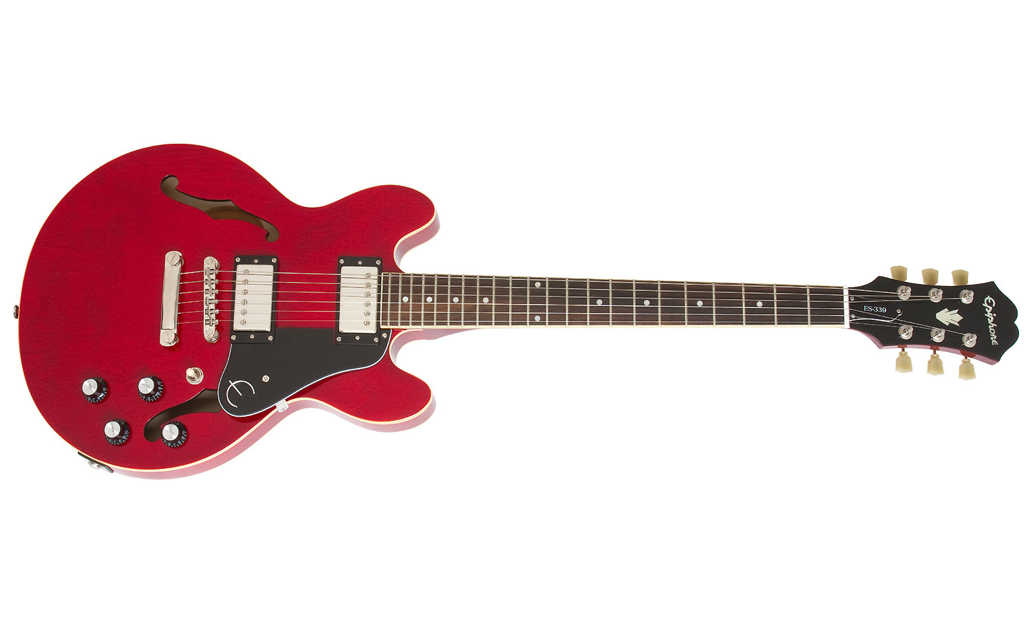 Epiphone Es-339 Pro Ch - Cherry - Semi-hollow electric guitar - Variation 1