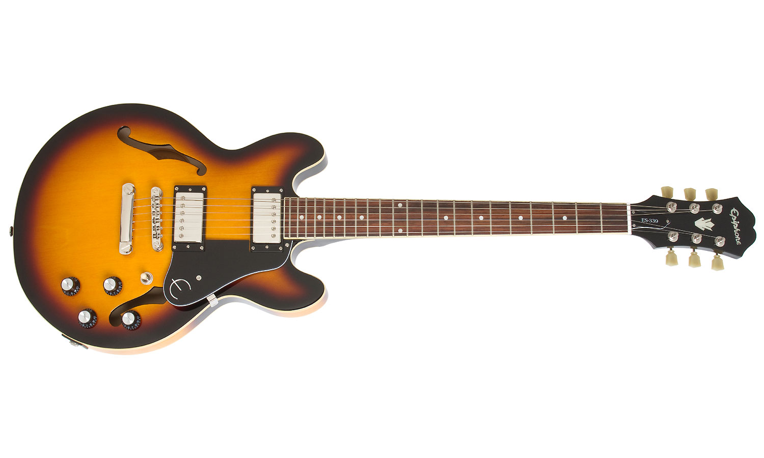 Epiphone Es-339 Pro Ch - Vintage Sunburst - Semi-hollow electric guitar - Variation 1