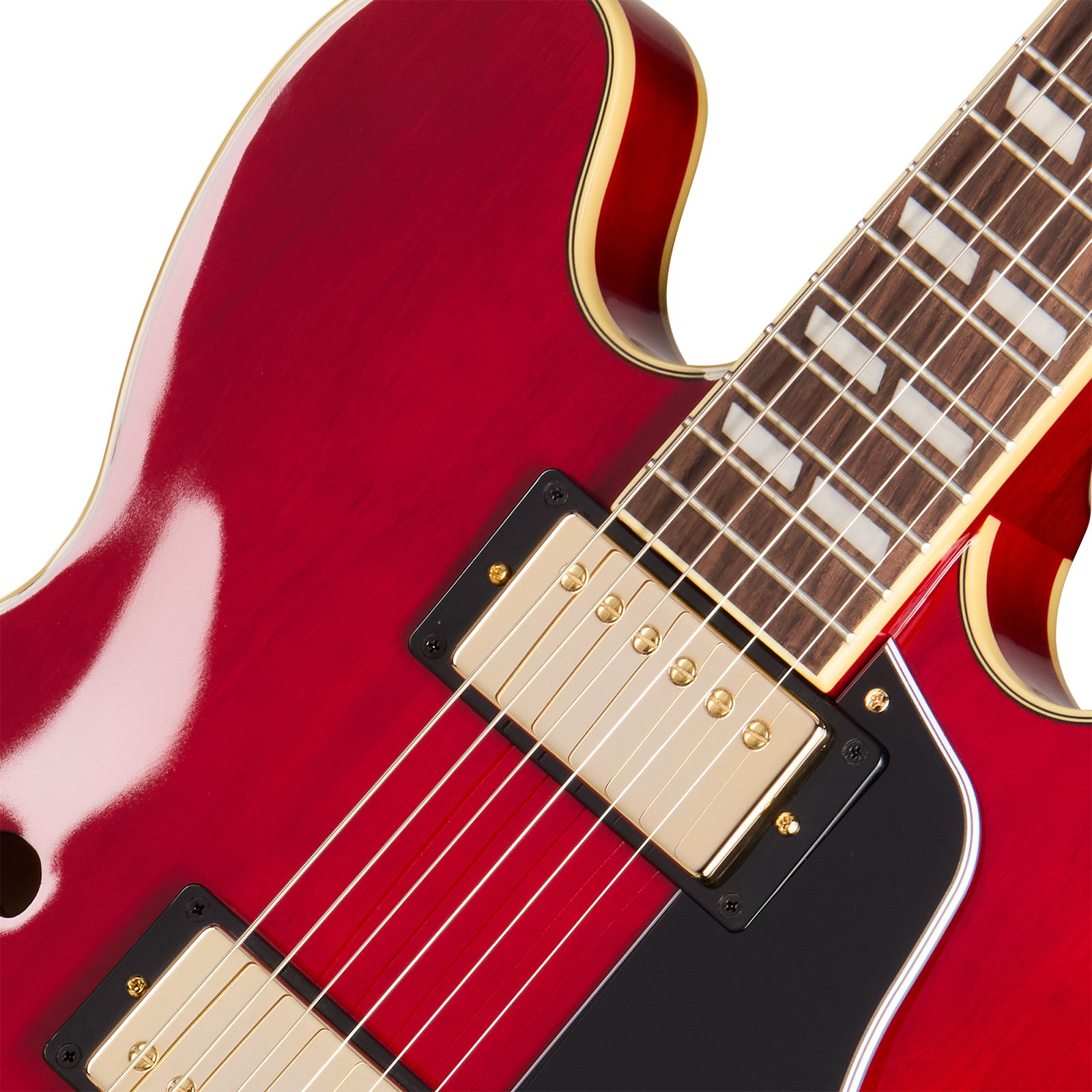 Epiphone Es345 Back To The Future Ltd 2h Trem Bigsby  Rw - Cherry Red - Semi-hollow electric guitar - Variation 2