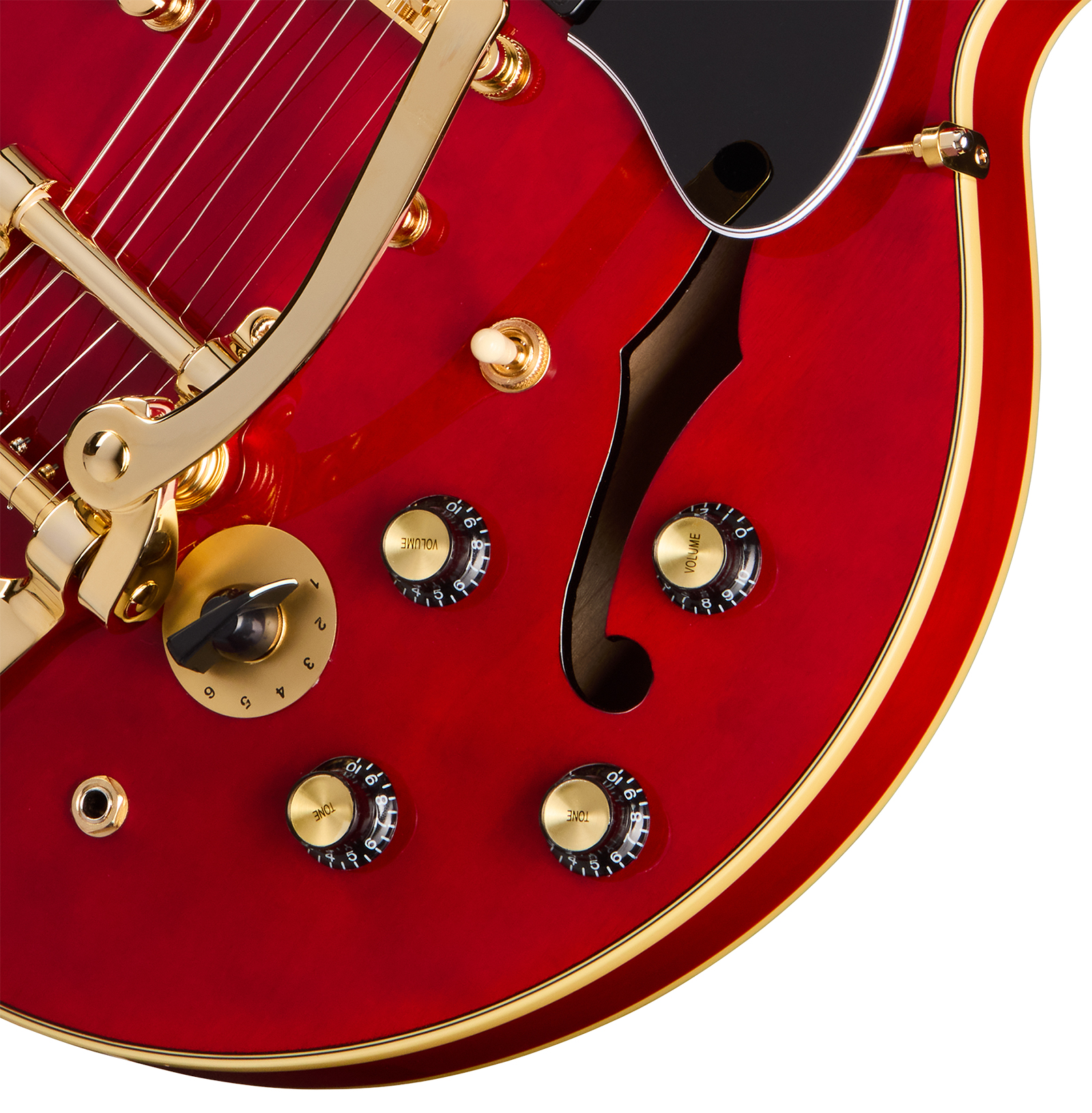 Epiphone Es345 Back To The Future Ltd 2h Trem Bigsby  Rw - Cherry Red - Semi-hollow electric guitar - Variation 3