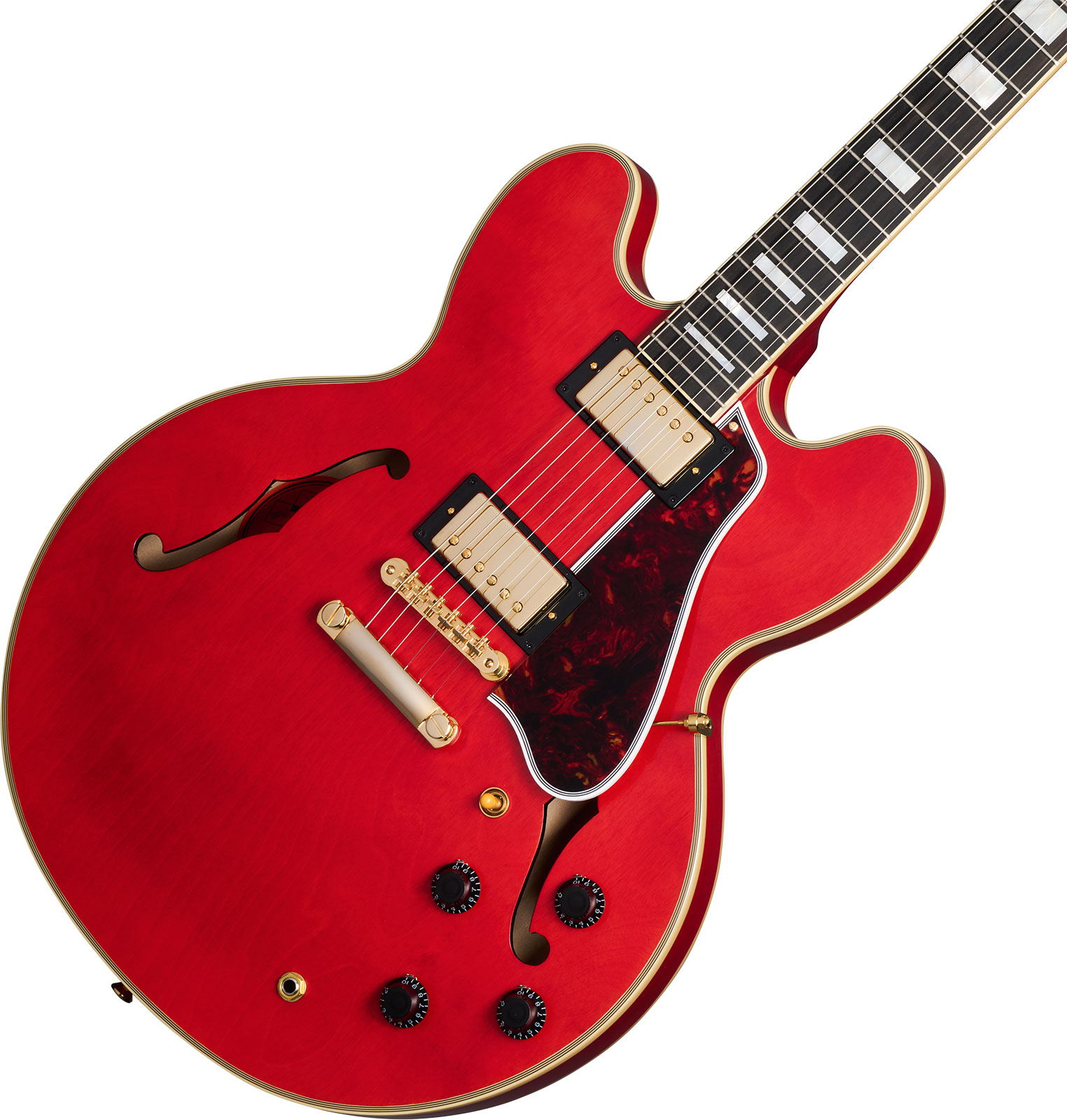 Epiphone Es355 1959 Inspired By 2h Gibson Ht Eb - Vos Cherry Red - Semi-hollow electric guitar - Variation 3