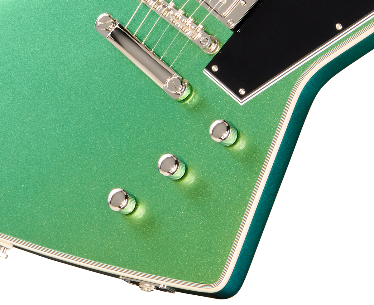 Epiphone Explorer Custom Futura Ibg 2h Ht Eb - Dragonfly Shift - Metal electric guitar - Variation 4