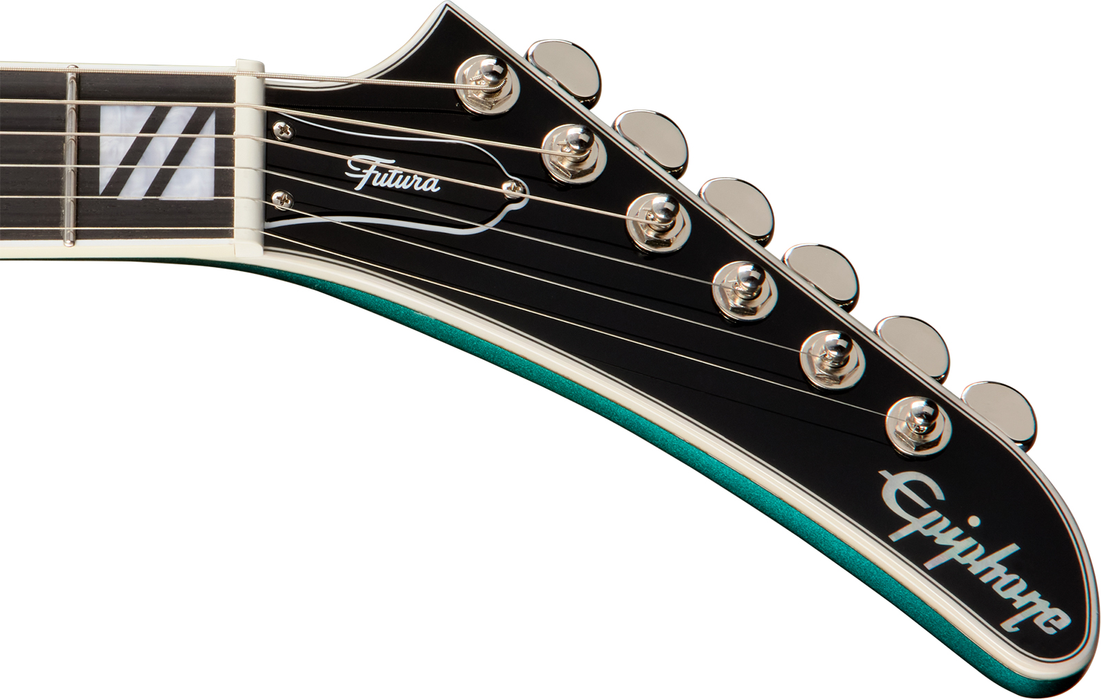 Epiphone Explorer Custom Futura Ibg 2h Ht Eb - Dragonfly Shift - Metal electric guitar - Variation 5