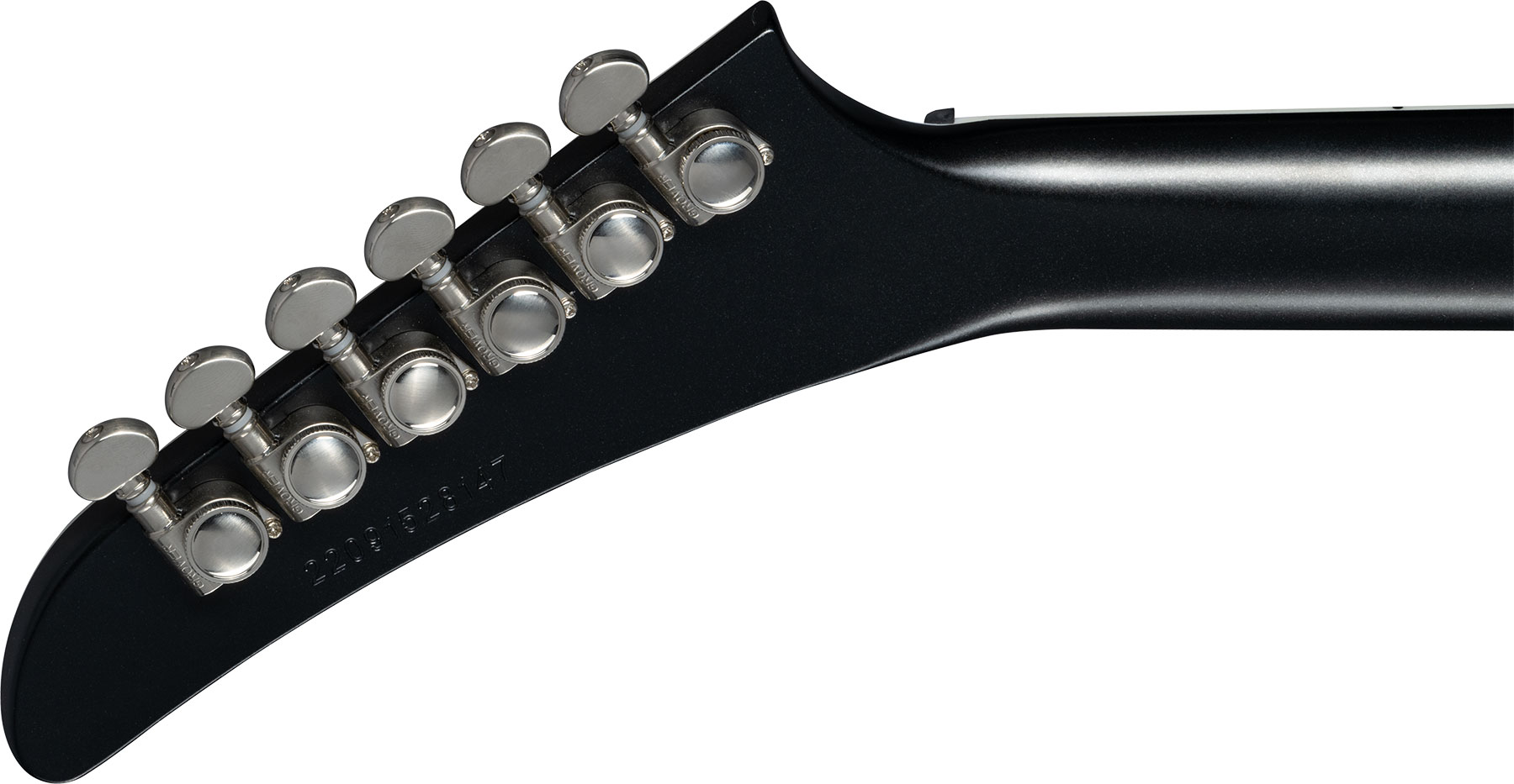 Epiphone Extura Prophecy Inspired By / Modern 2h Fishman Fluence  Ht Eb - Aged Jet Black Metallic - Metal electric guitar - Variation 9
