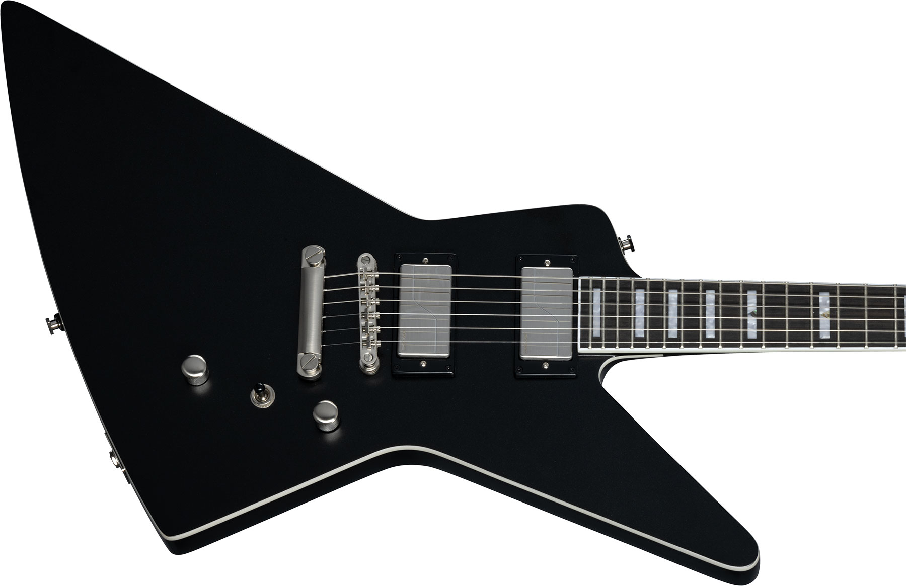 Epiphone Extura Prophecy Inspired By / Modern 2h Fishman Fluence  Ht Eb - Aged Jet Black Metallic - Metal electric guitar - Variation 8