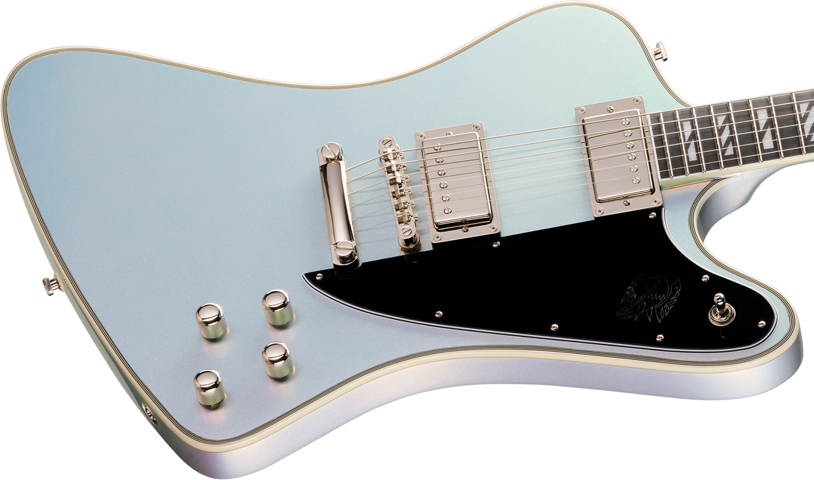 Epiphone Firebird Custom Futura Ibg 2h Ht Eb - Quicksilver Shift - Metal electric guitar - Variation 2