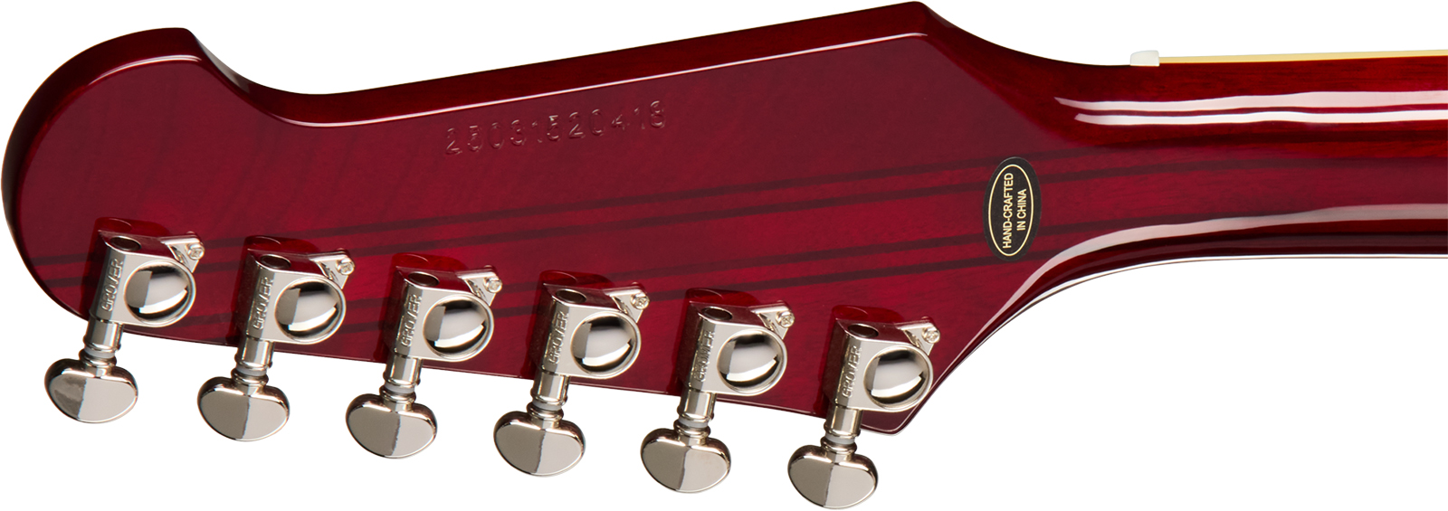 Epiphone Firebird Lh Ibg Original Gaucher 2h Ht Rw - Wine Red - Retro rock electric guitar - Variation 4