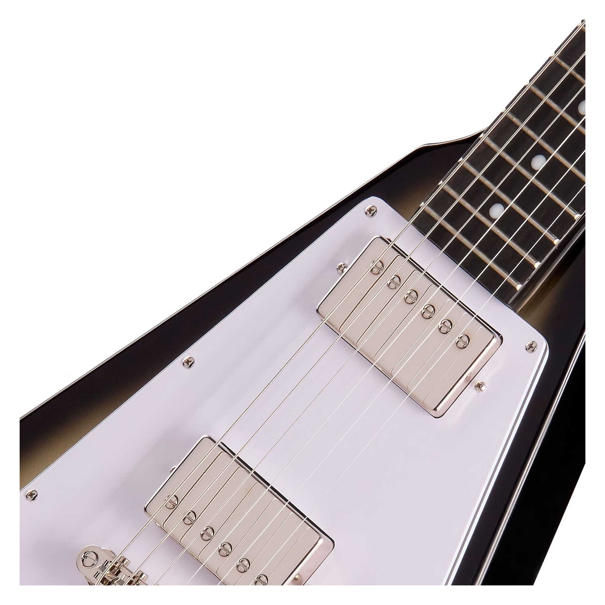 Epiphone Flying V 2h Ht Eb - Silverburst - Metal electric guitar - Variation 3