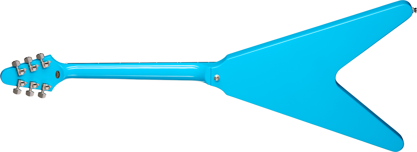 Epiphone Flying V 70 Ibg  2h Ht Eb - Maui Blue - Metal electric guitar - Variation 1