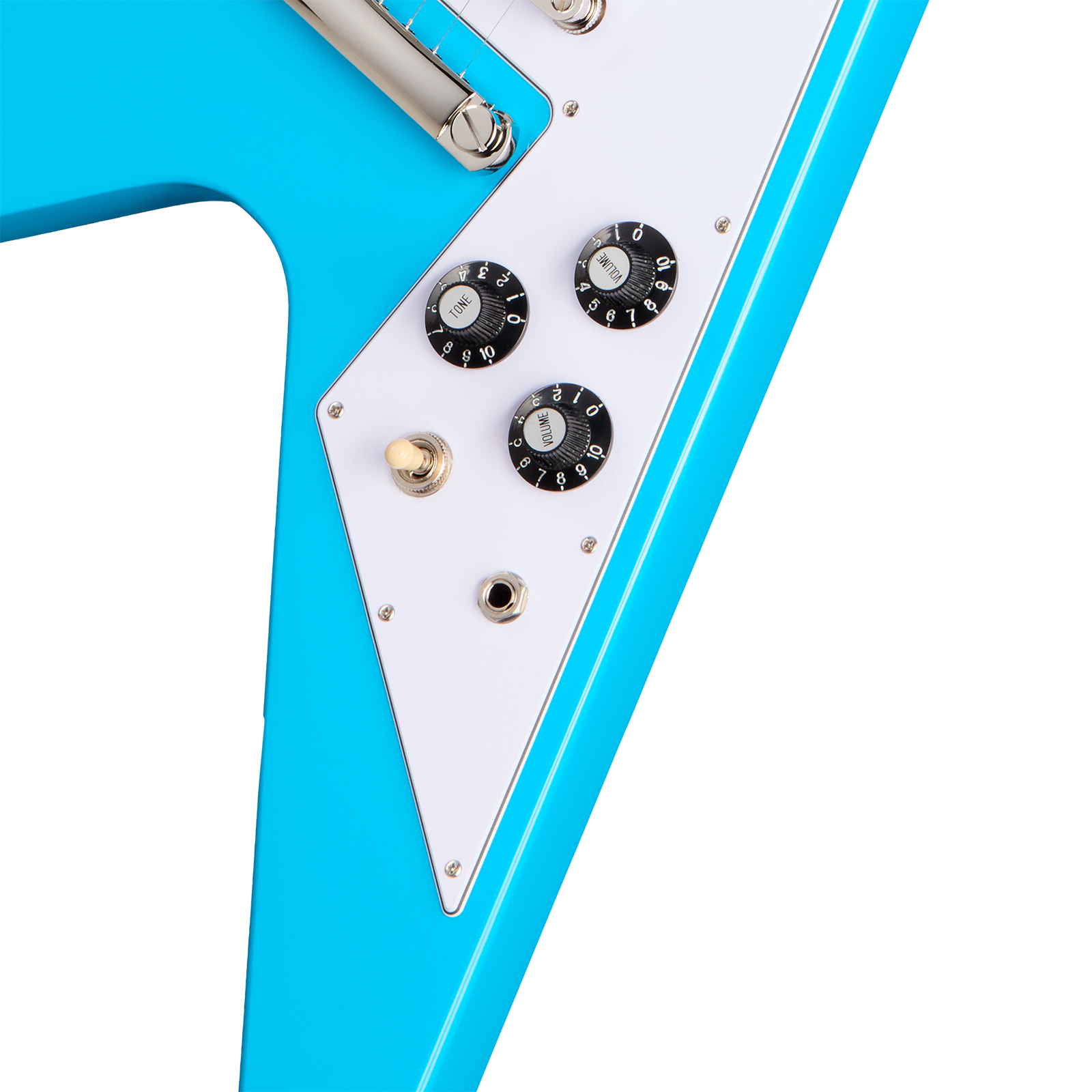 Epiphone Flying V 70 Ibg  2h Ht Eb - Maui Blue - Metal electric guitar - Variation 3