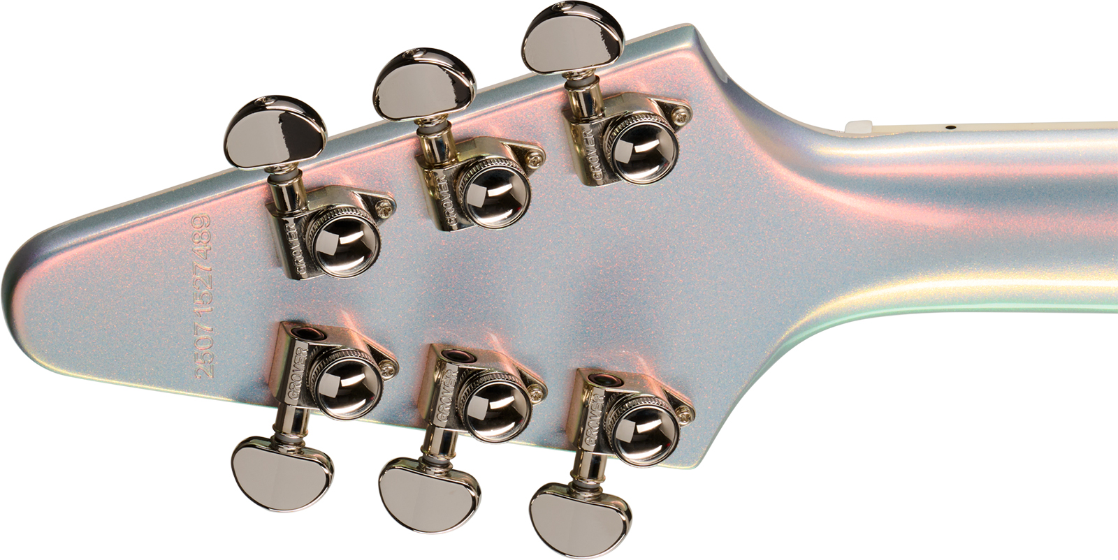 Epiphone Flying V Custom Futura Ibg 2h Ht Eb - Quicksilver Shift - Metal electric guitar - Variation 5