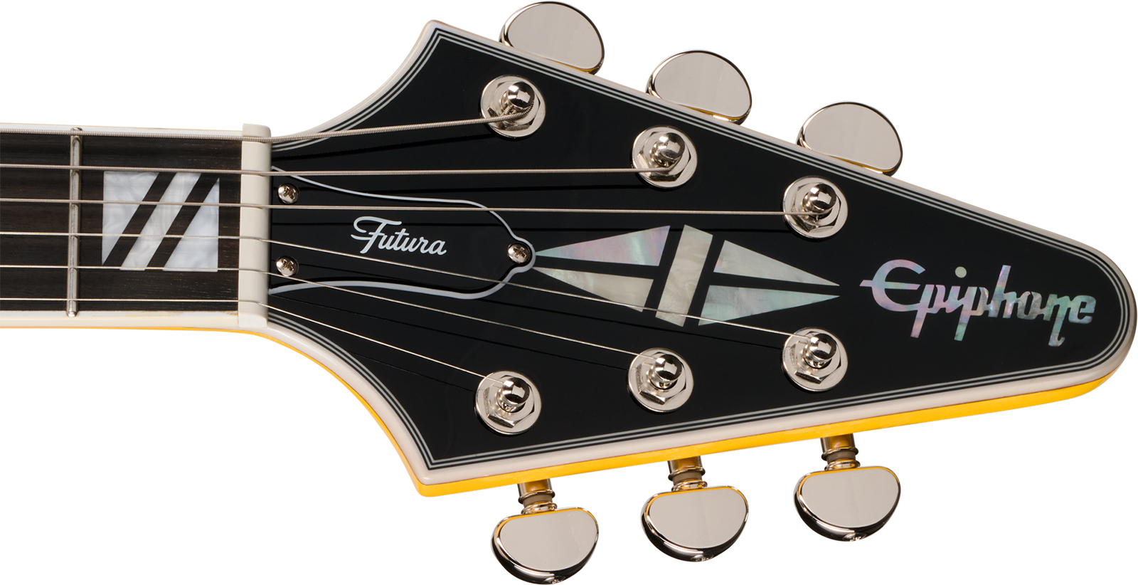 Epiphone Flying V Custom Futura Ibg 2h Ht Eb - Solaris Shift - Metal electric guitar - Variation 5