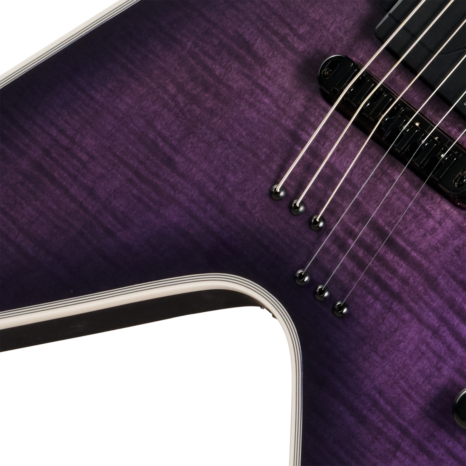 Epiphone Flying V Prophecy Modern 2h Eb - Orchid Bloom Satin - Retro rock electric guitar - Variation 2